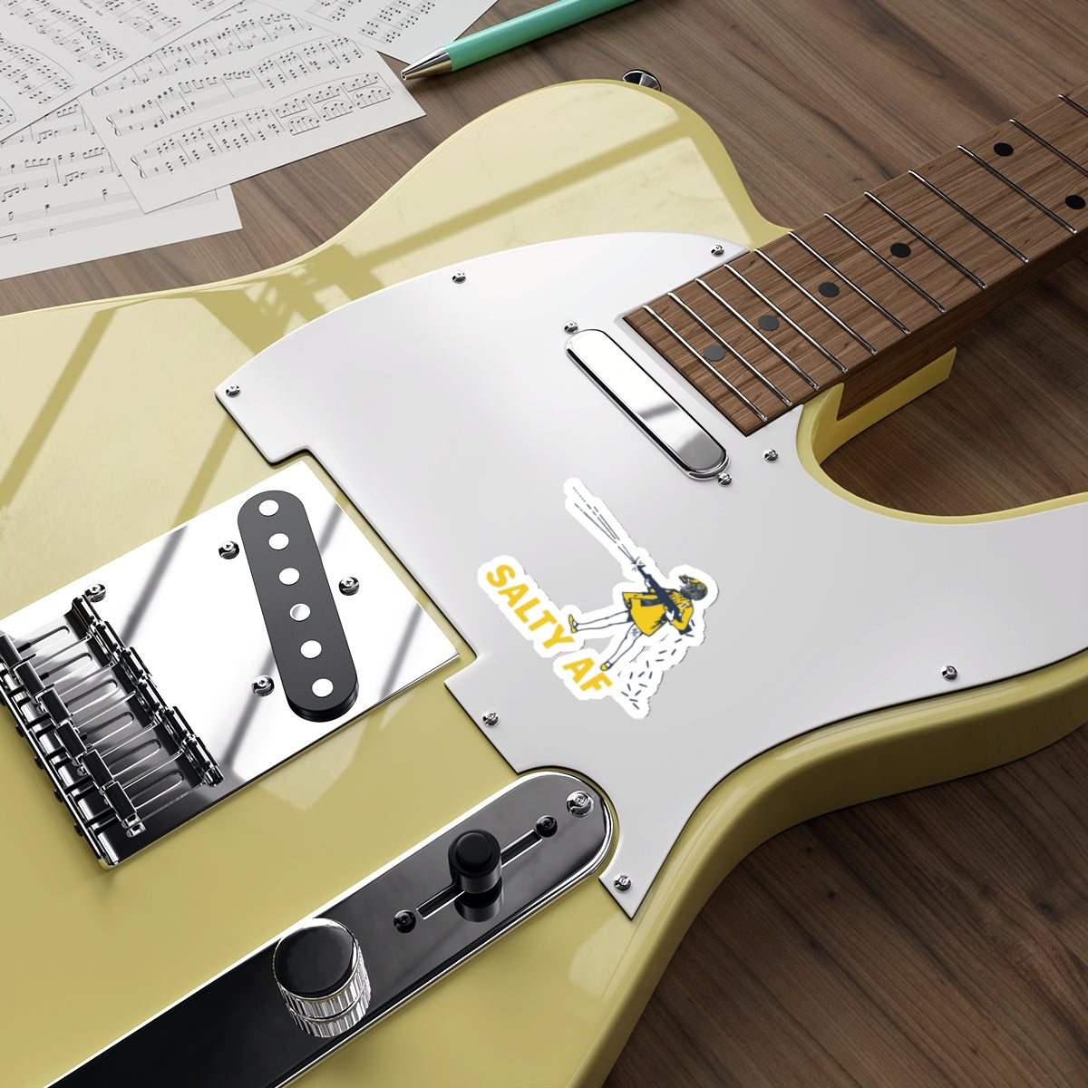 Salty AF Sticker