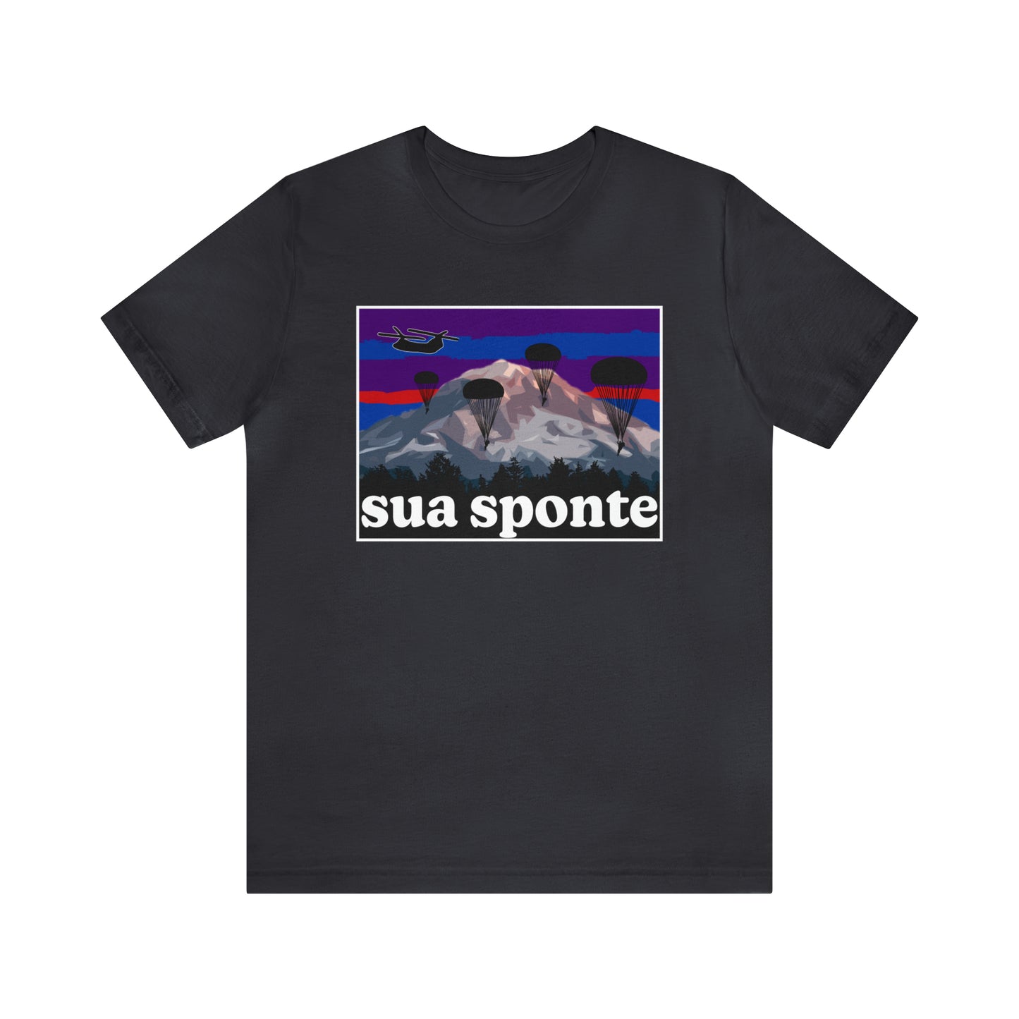 2d Battalion Team Rainier Sua Sponte Sunset Short Sleeve Shirt