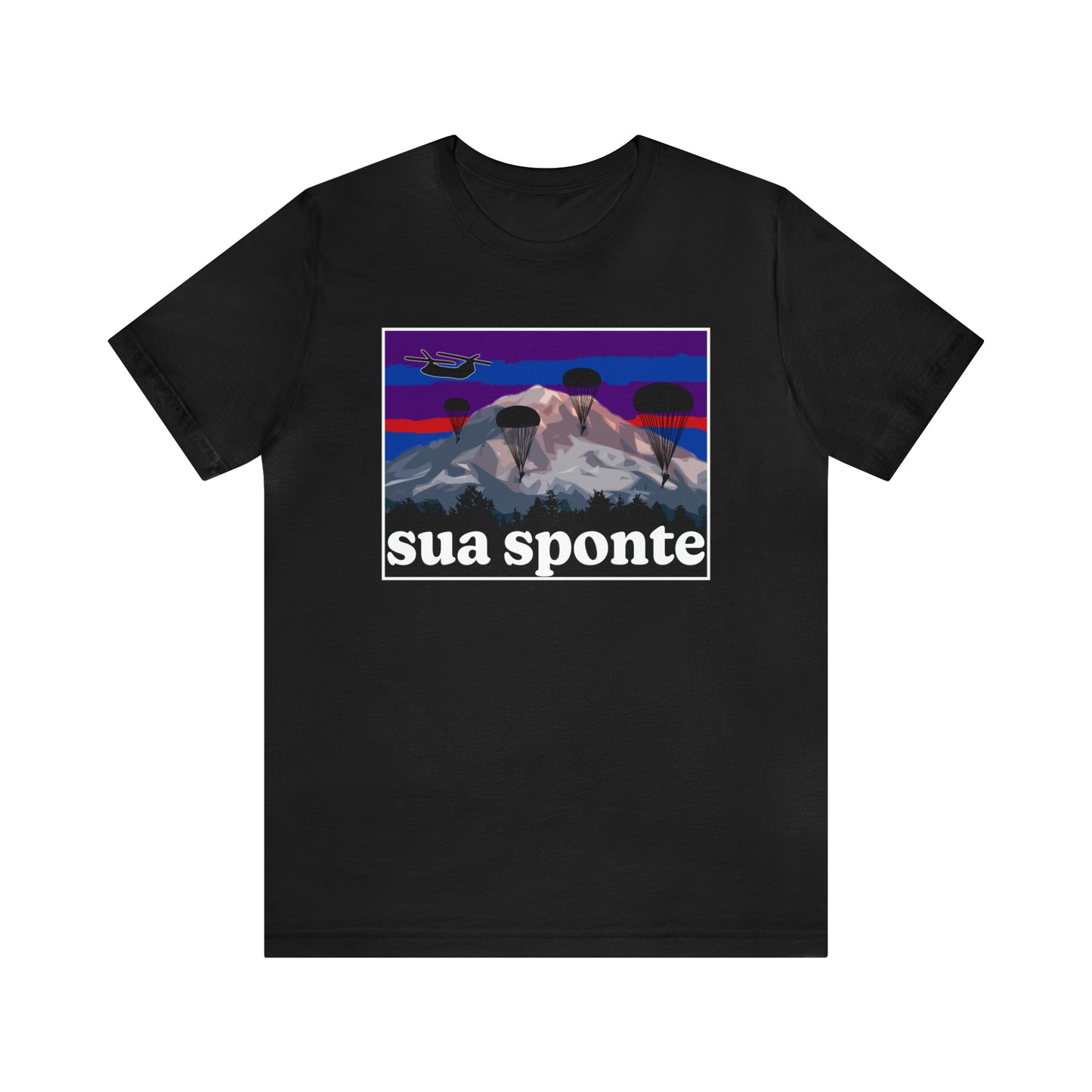 2d Battalion Team Rainier Sua Sponte Sunset Short Sleeve Shirt