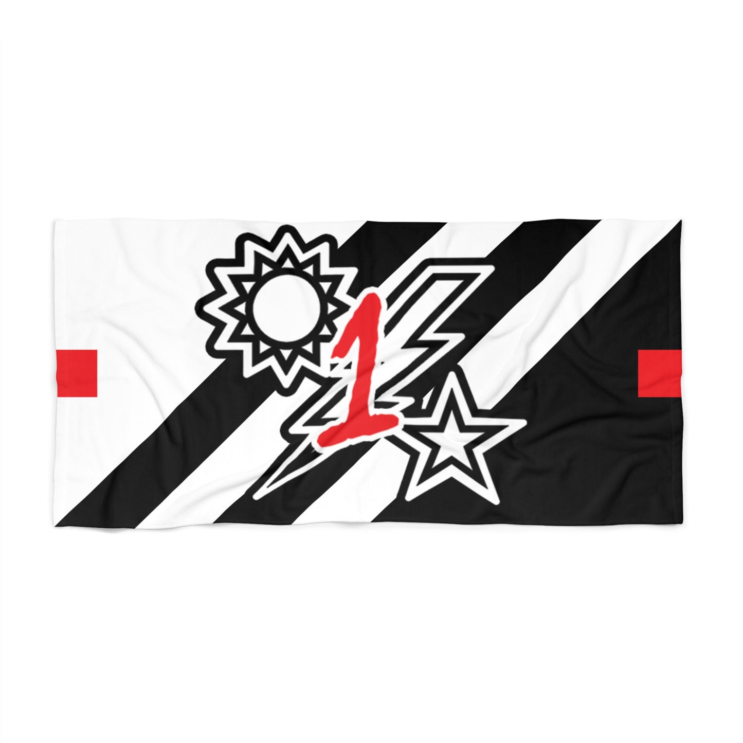 1st Battalion DUI Guts Subdued Flash Beach Towel