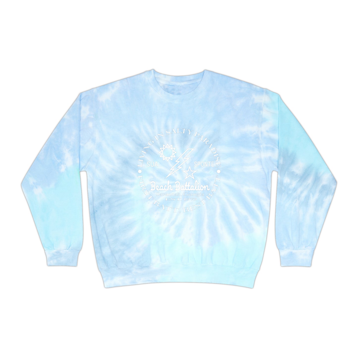1st Battalion Beach Batt Tropical Trailblazer Tie-Dye Sweatshirt