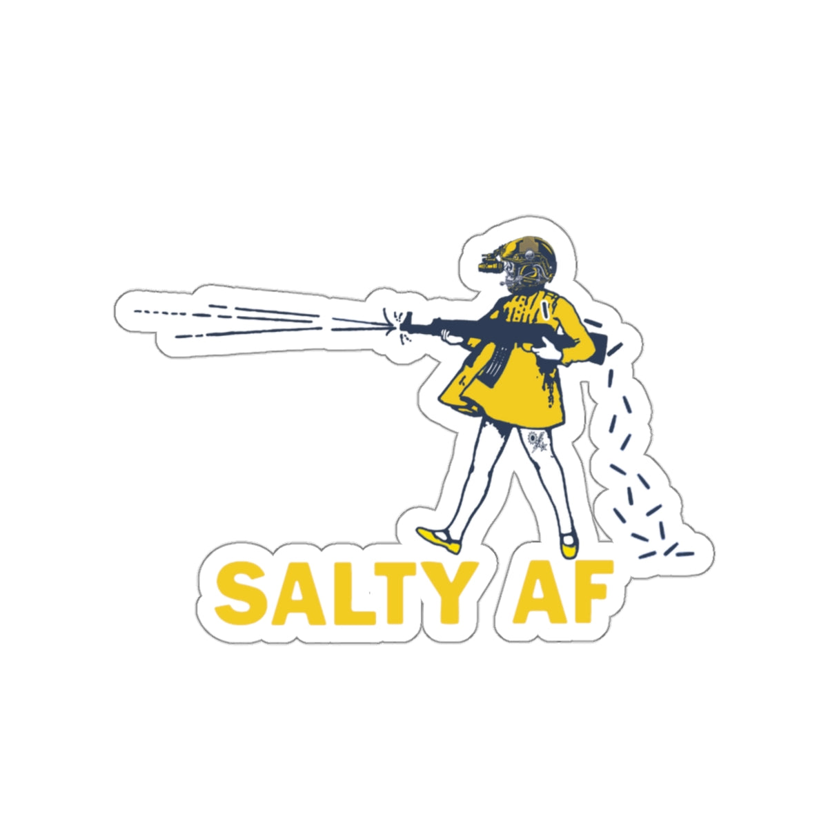 Salty AF Sticker