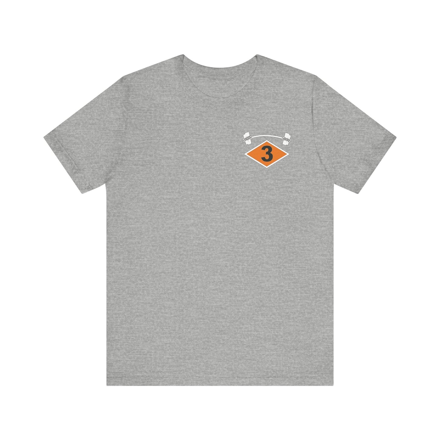 3d Battalion Diamond Barbell Short Sleeve Shirt