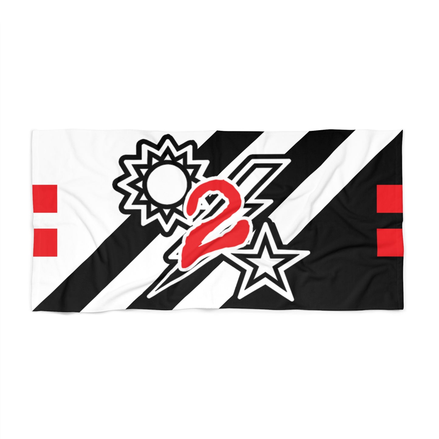 2d Battalion DUI Guts Subdued Flash Beach Towel