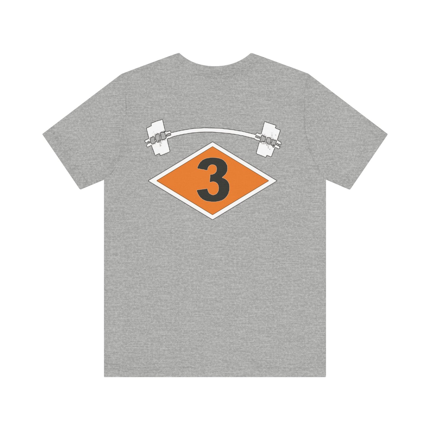 3d Battalion Diamond Barbell Short Sleeve Shirt