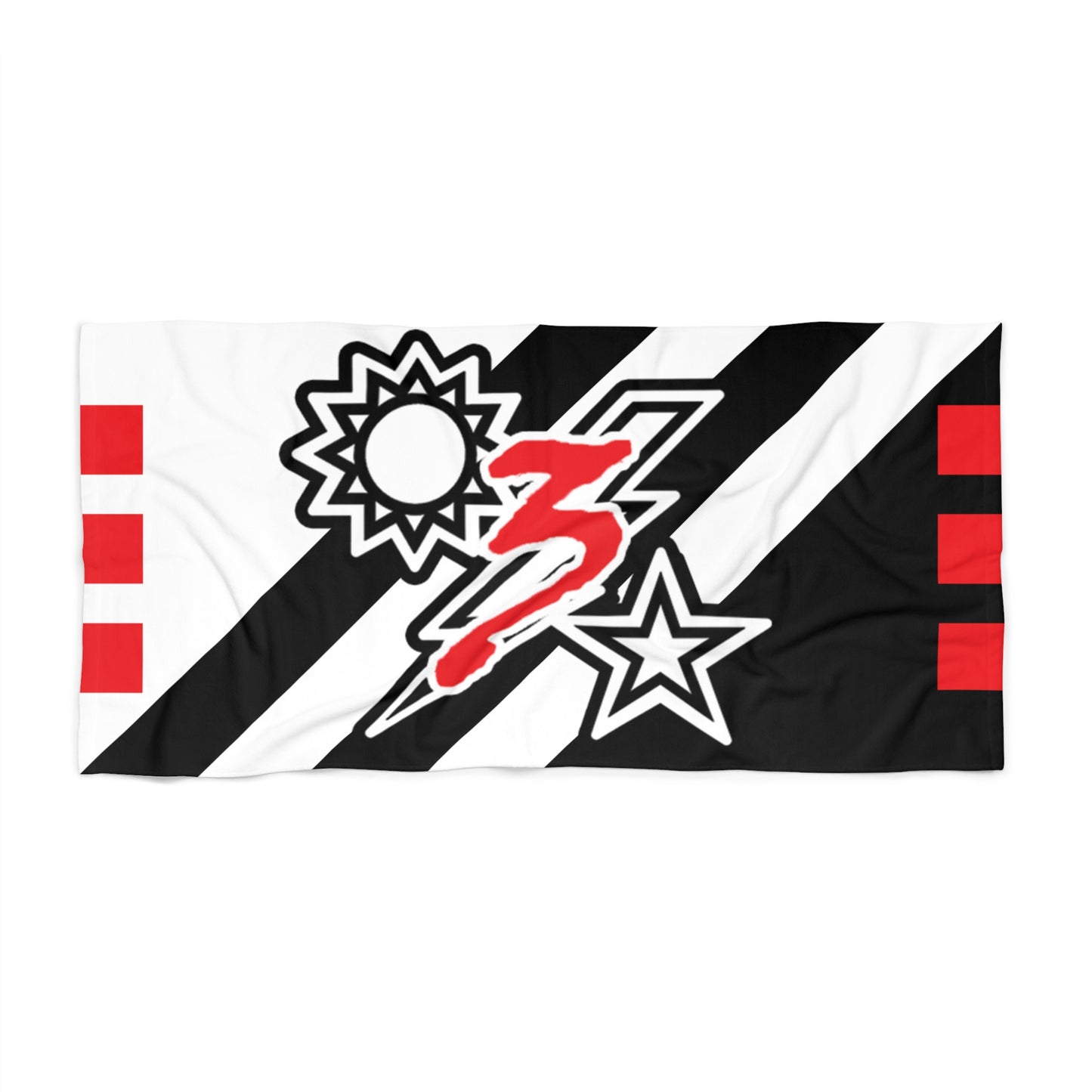 3d Battalion DUI Guts Subdued Flash Beach Towel