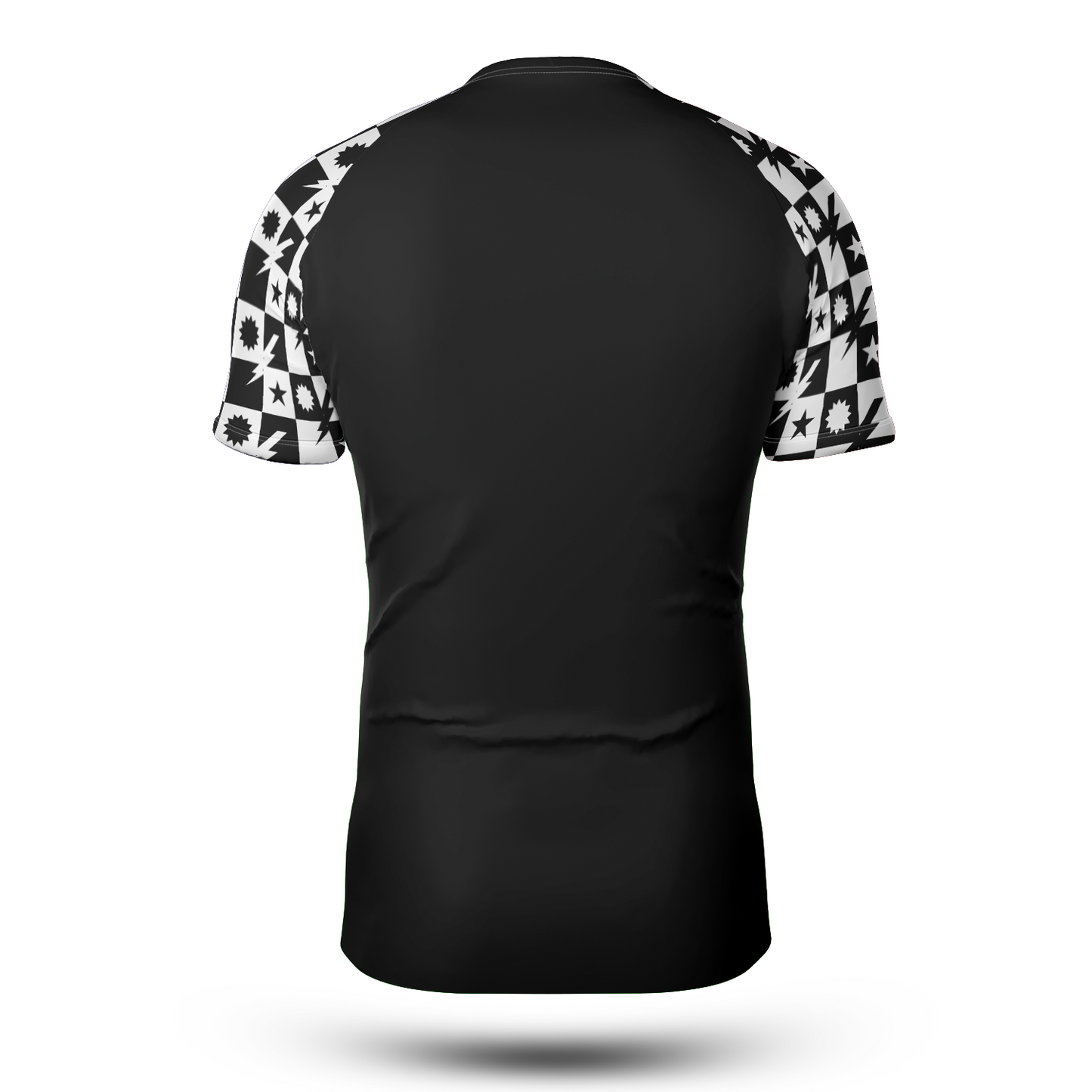 Maka Checkered DUI Short Sleeve Rash Guard