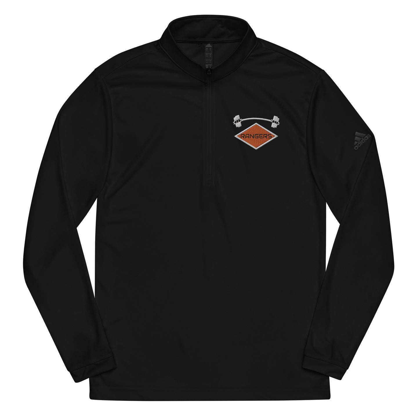 Rangers Diamond Barbell Quarter Zip