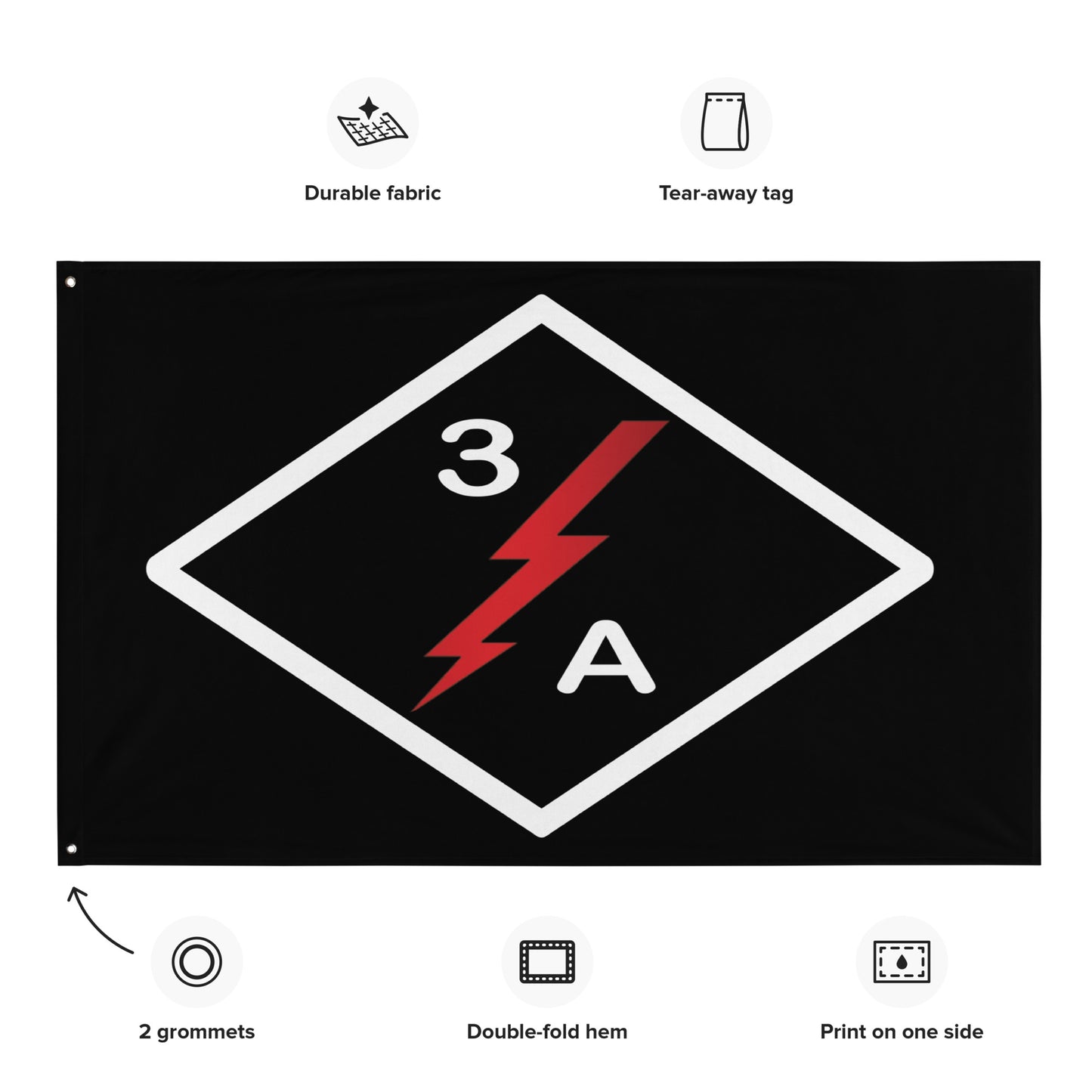 3d PLT, A Co, 3d Battalion Flag