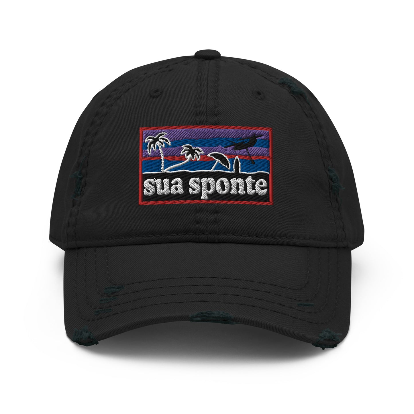 Sua Sponte Sunset Distressed Hat
