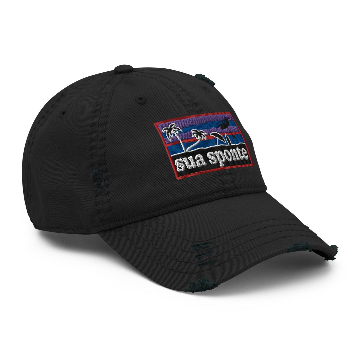 Sua Sponte Sunset Distressed Hat