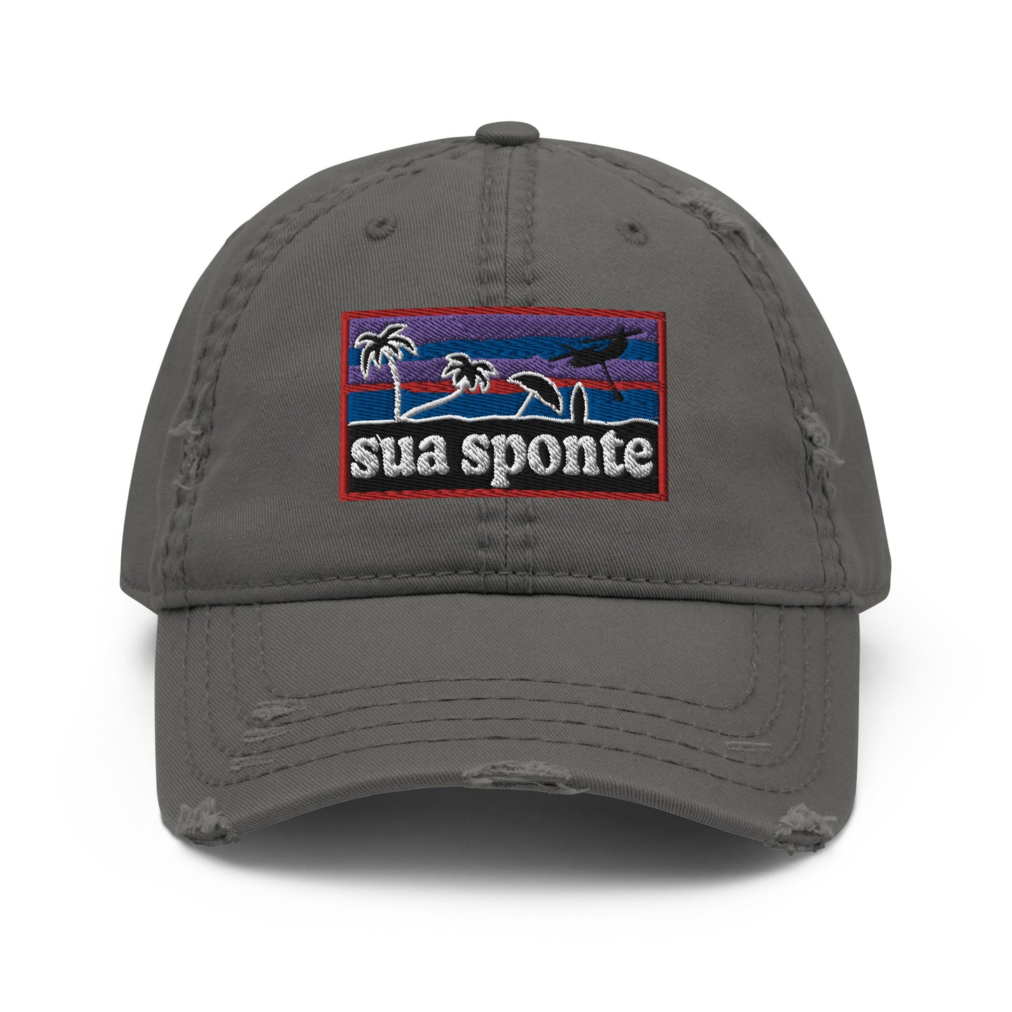 Sua Sponte Sunset Distressed Hat