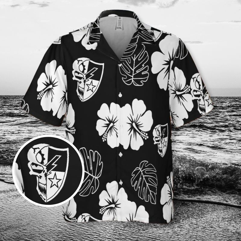 Maka Niihau Nights DUI Skull Aloha Shirt