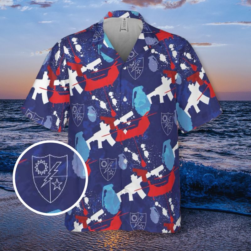 RWB Arsenal Regimental DUI Aloha Shirt