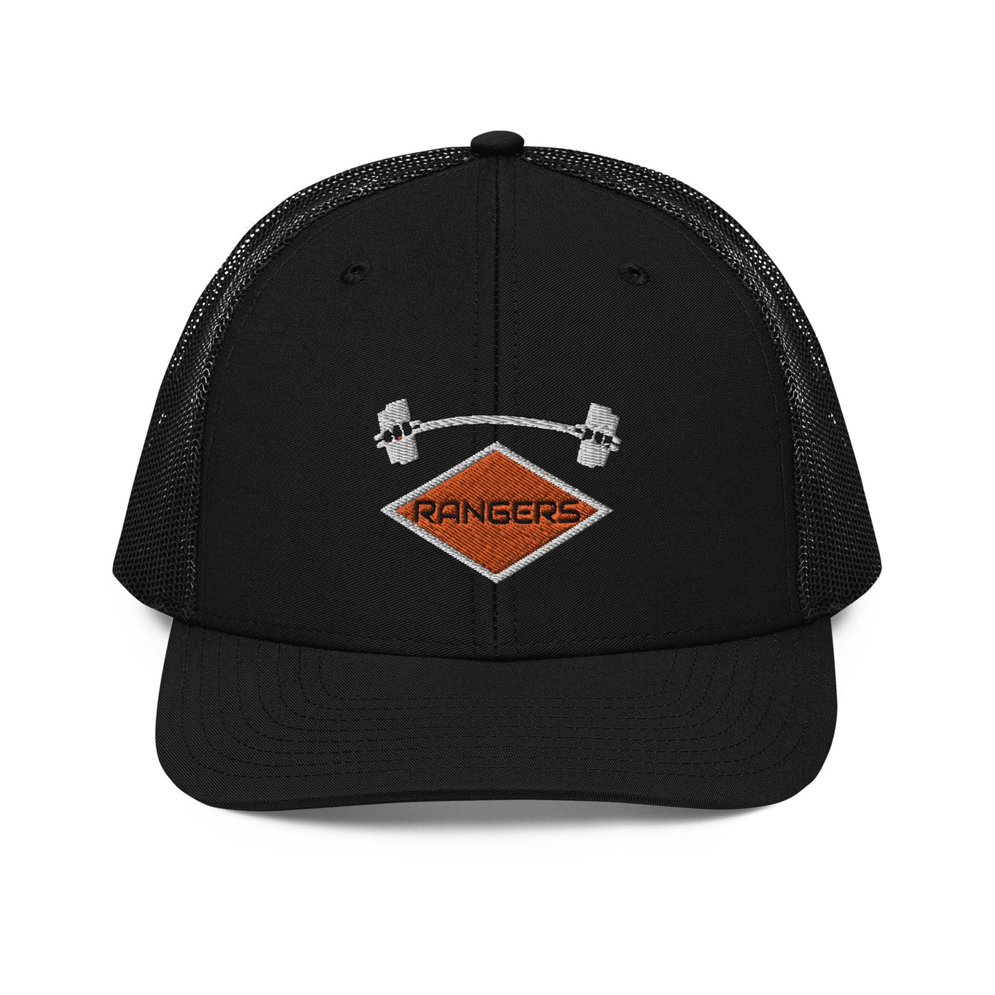Rangers Diamond Barbell Trucker Hat