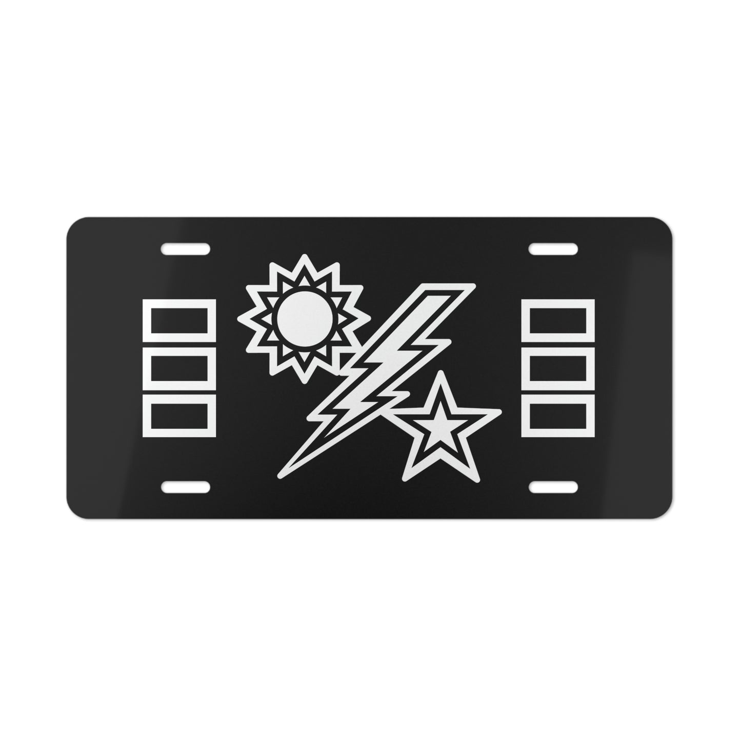 3d Battalion Elite DUI Black License Plate