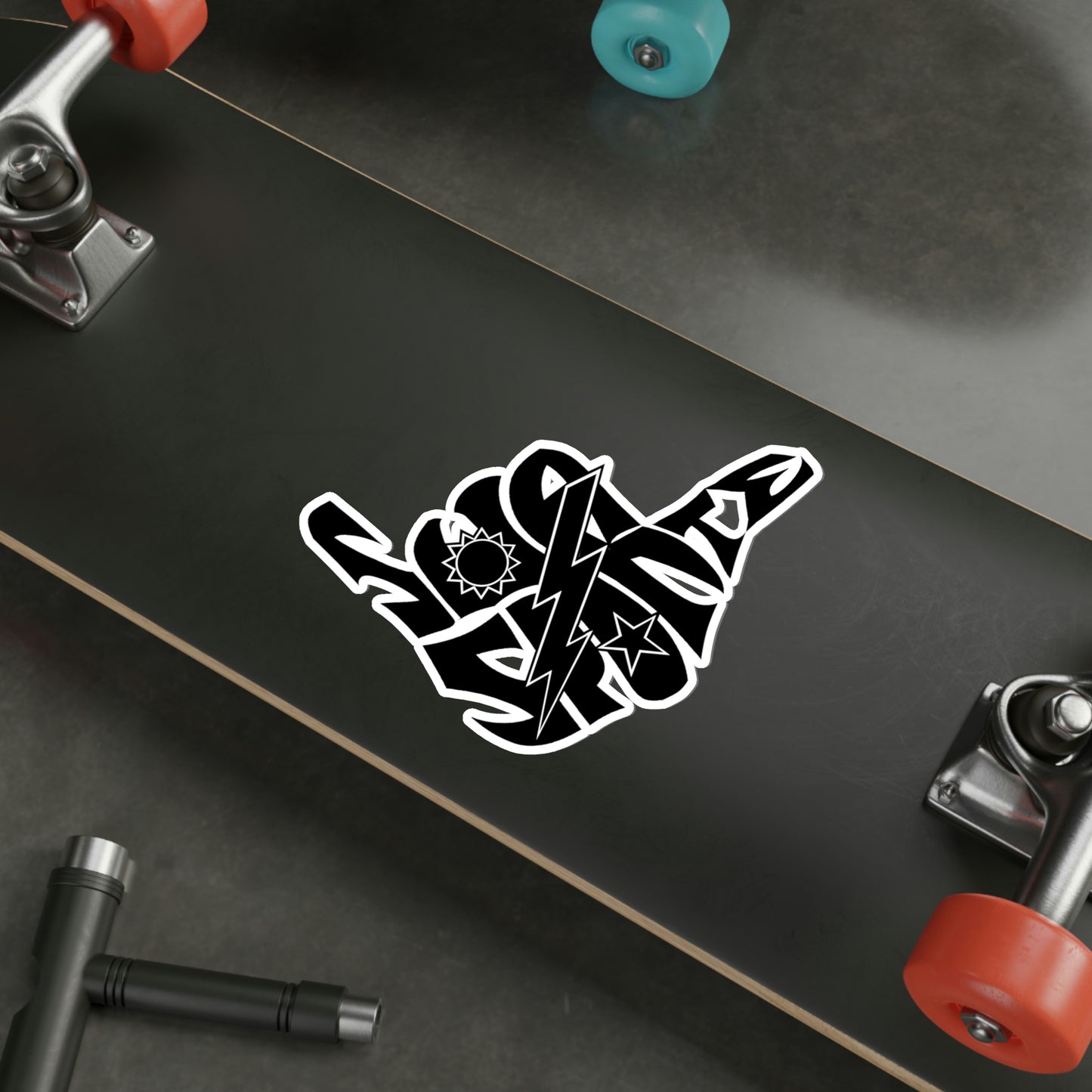 Sua Sponte Shaka DUI Indoor Outdoor Vinyl Stickers