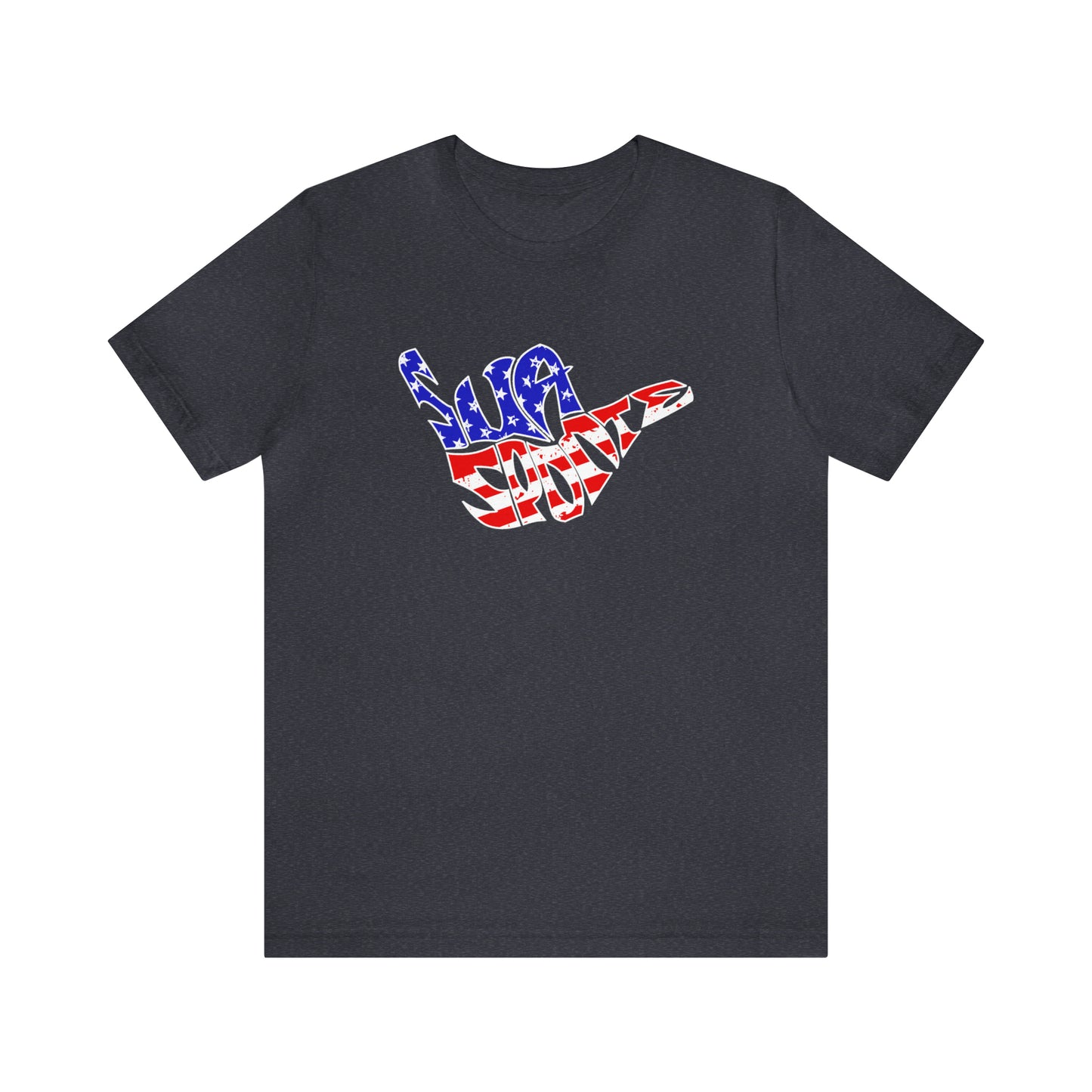 Sua Sponte RWB Flag Shaka Short Sleeve Shirt