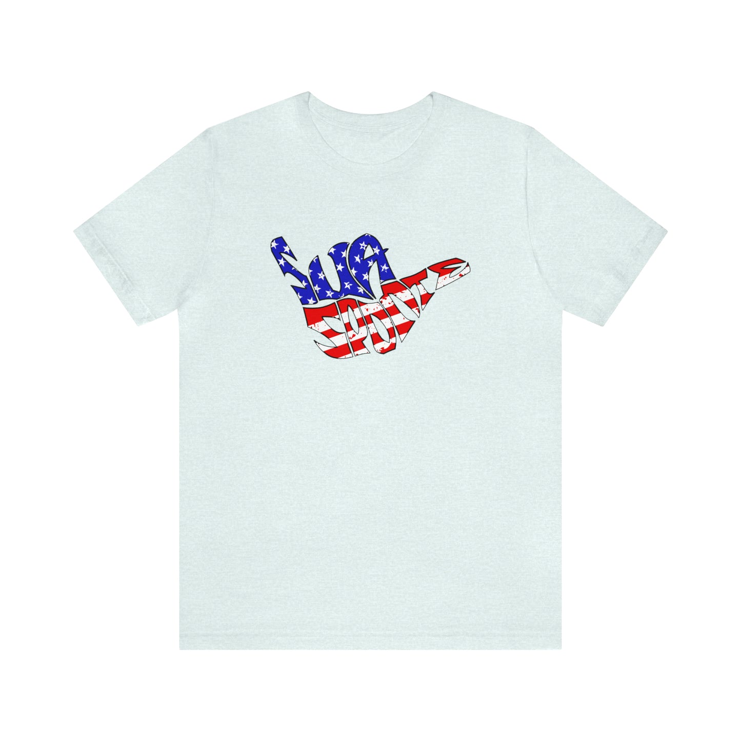 Sua Sponte RWB Flag Shaka Short Sleeve Shirt