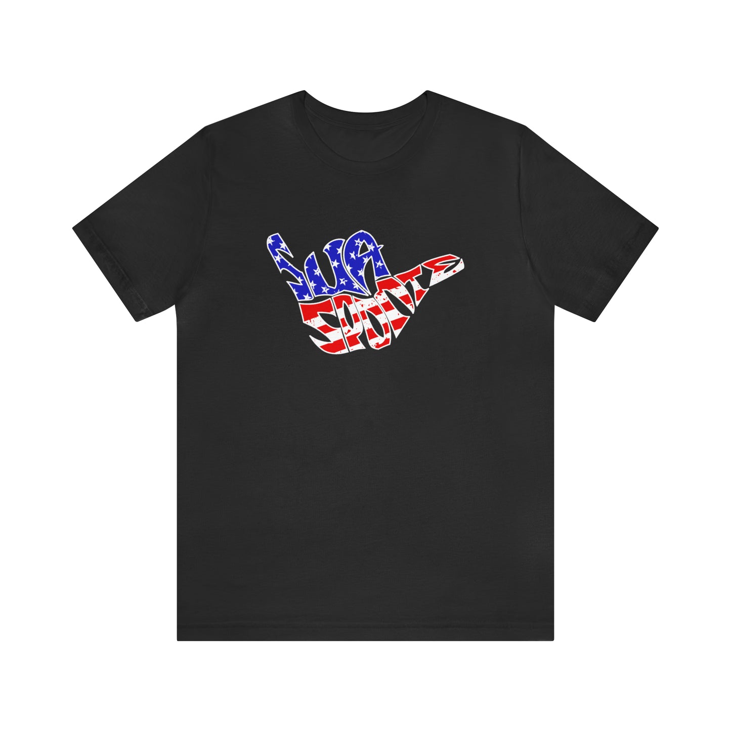 Sua Sponte RWB Flag Shaka Short Sleeve Shirt