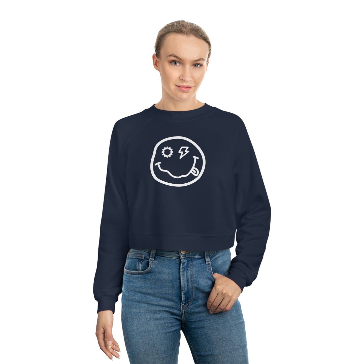 Smiling DUI Cropped Pullover