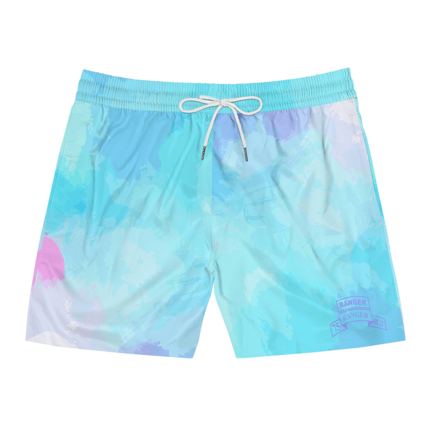 Nalu Colorcrush Regimental Scroll Swim Trunks