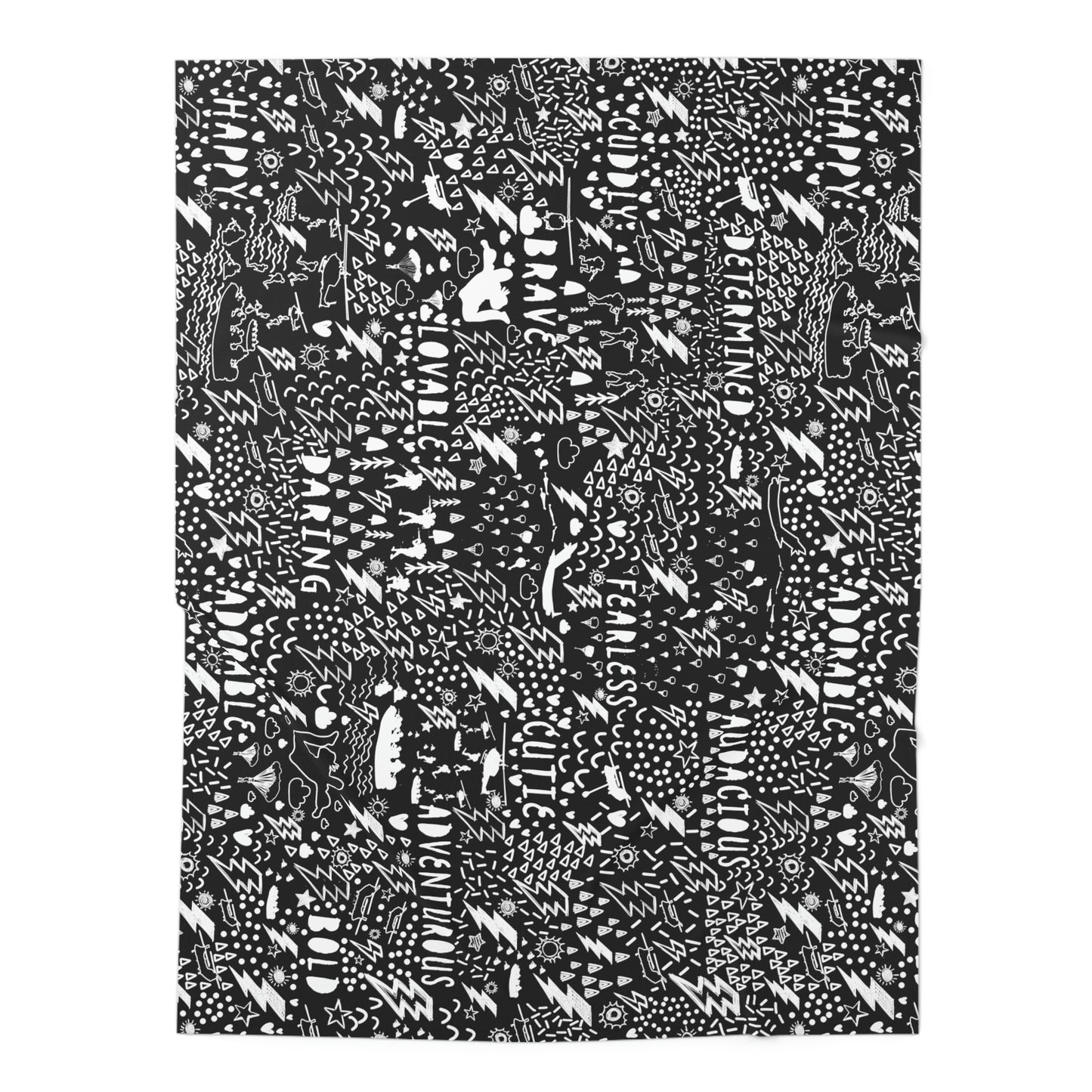 Black Regimental DUI Baby Swaddle