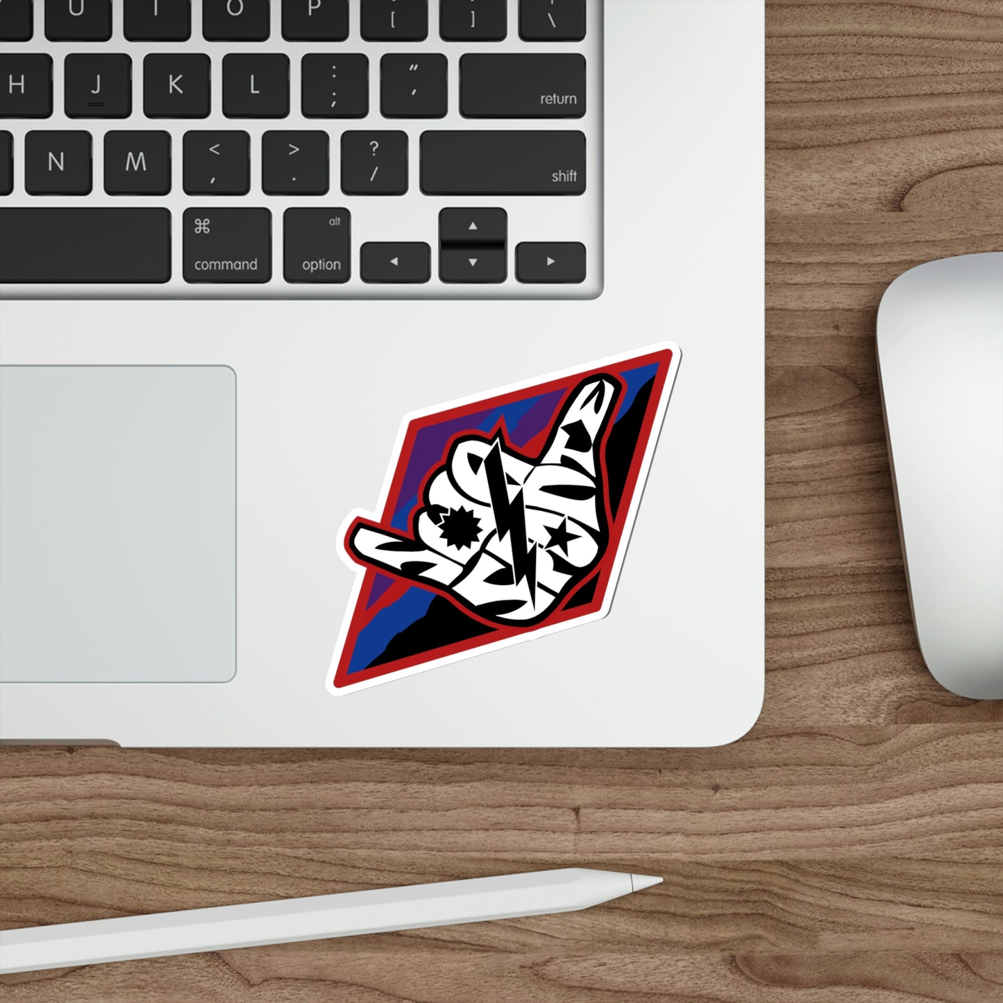 Sua Sponte Sunset Shaka DUI Indoor Outdoor Vinyl Stickers