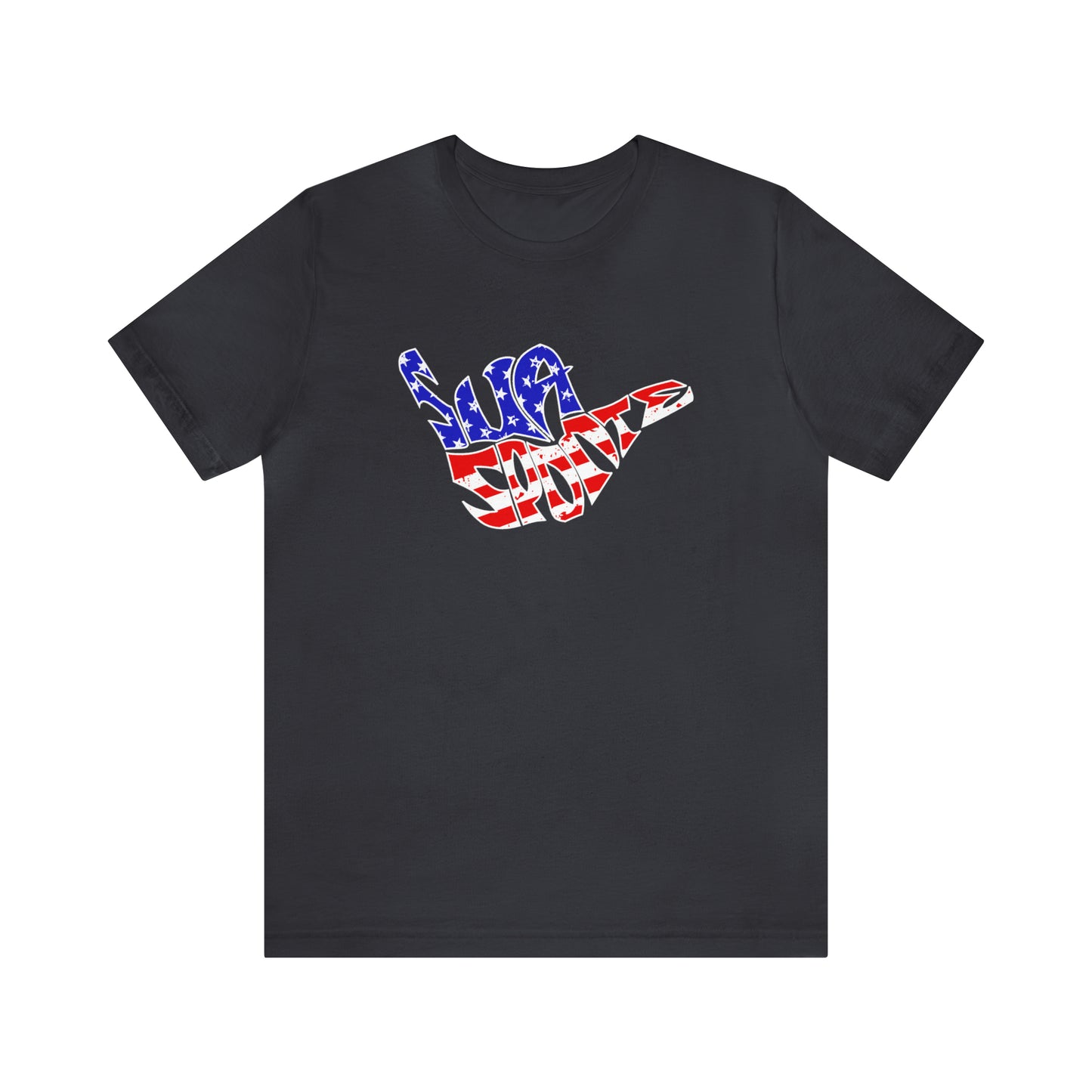 Sua Sponte RWB Flag Shaka Short Sleeve Shirt