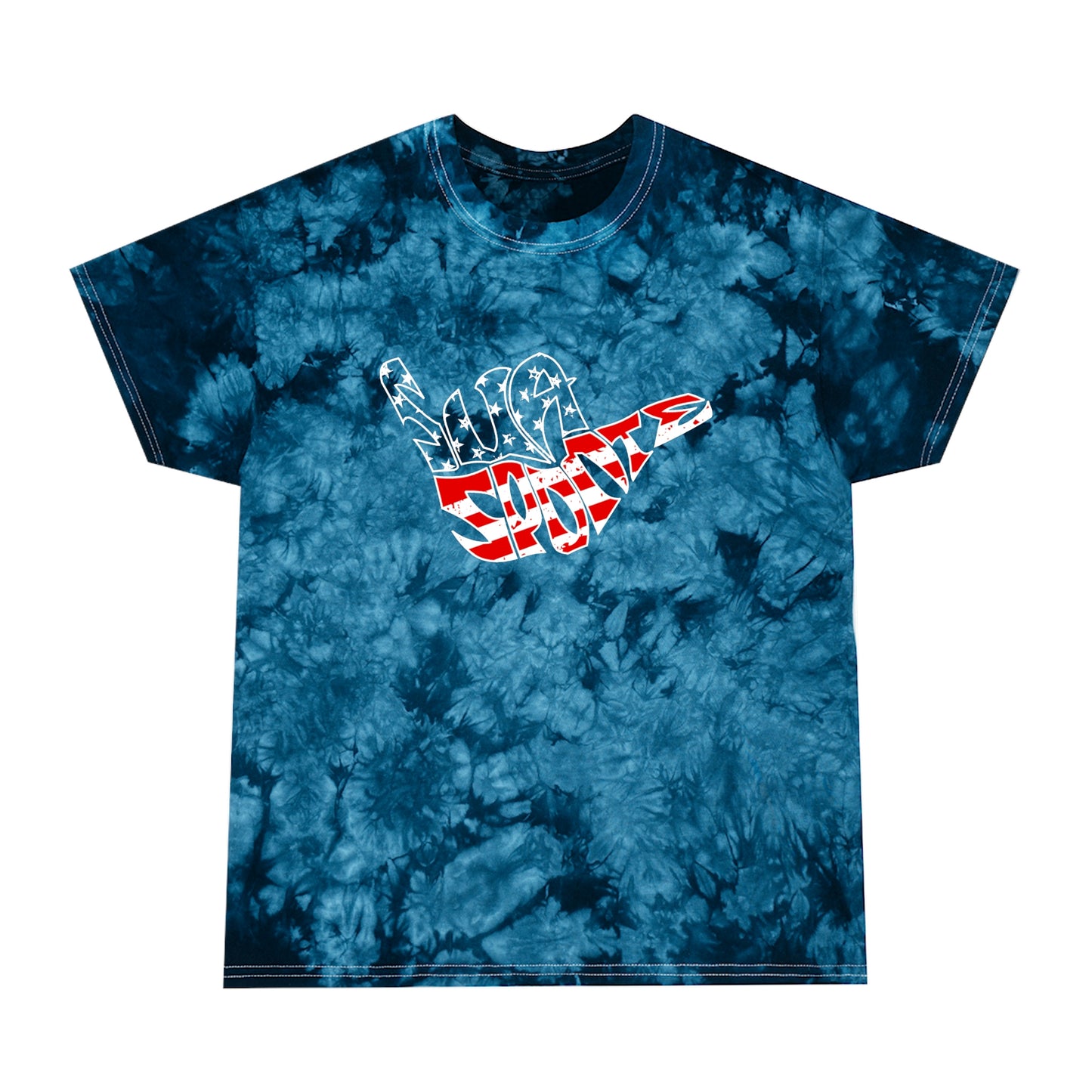 Sua Sponte RWB Flag Shaka Island Vibes Tee