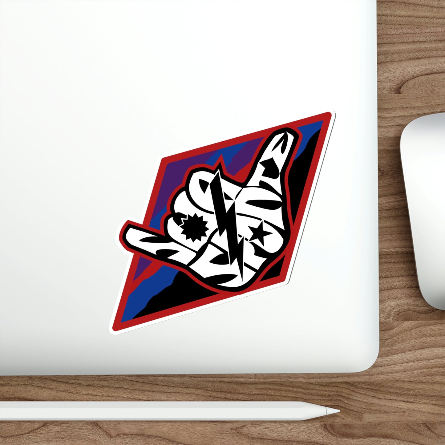 Sua Sponte Sunset Shaka DUI Indoor Outdoor Vinyl Stickers