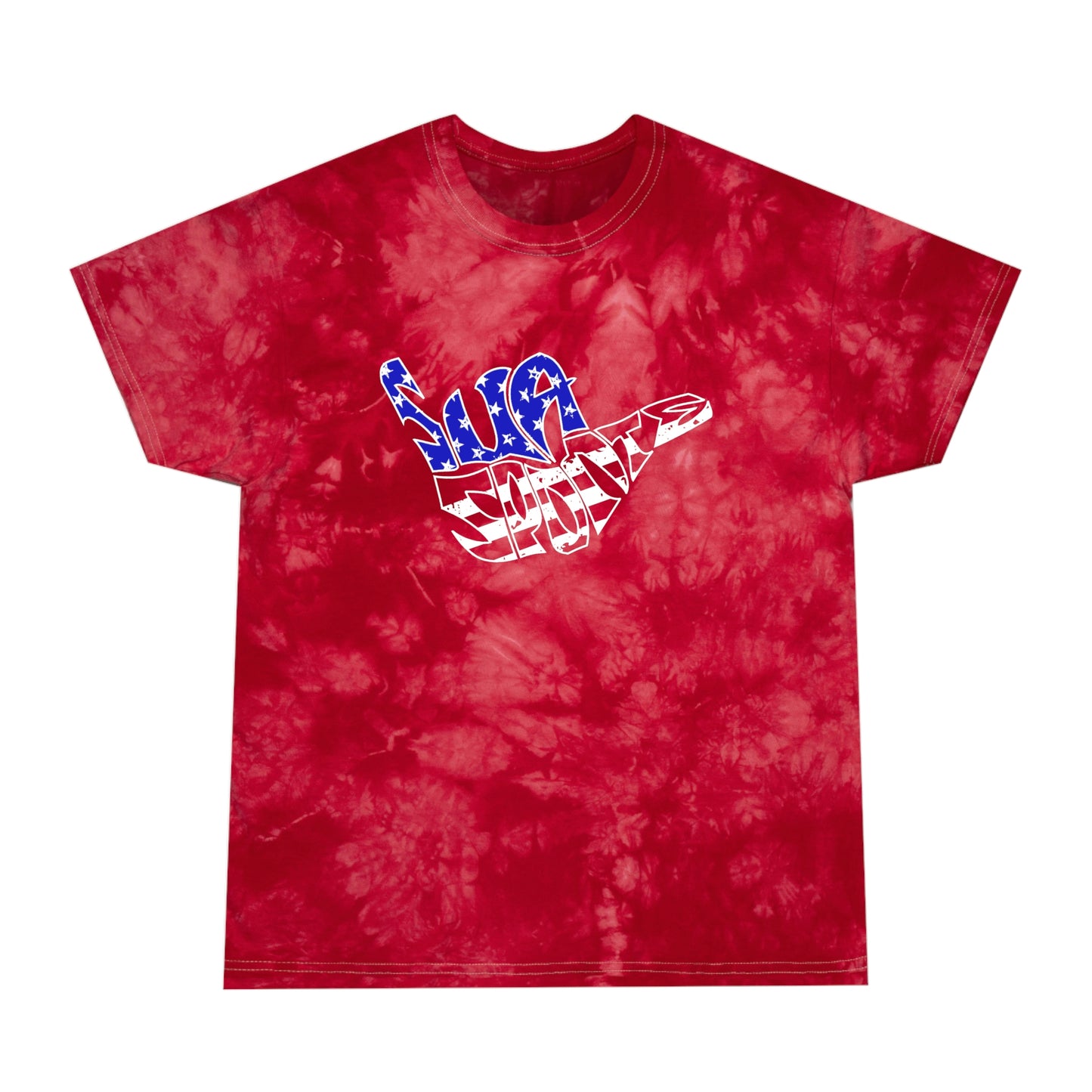 Sua Sponte RWB Flag Shaka Island Vibes Tee
