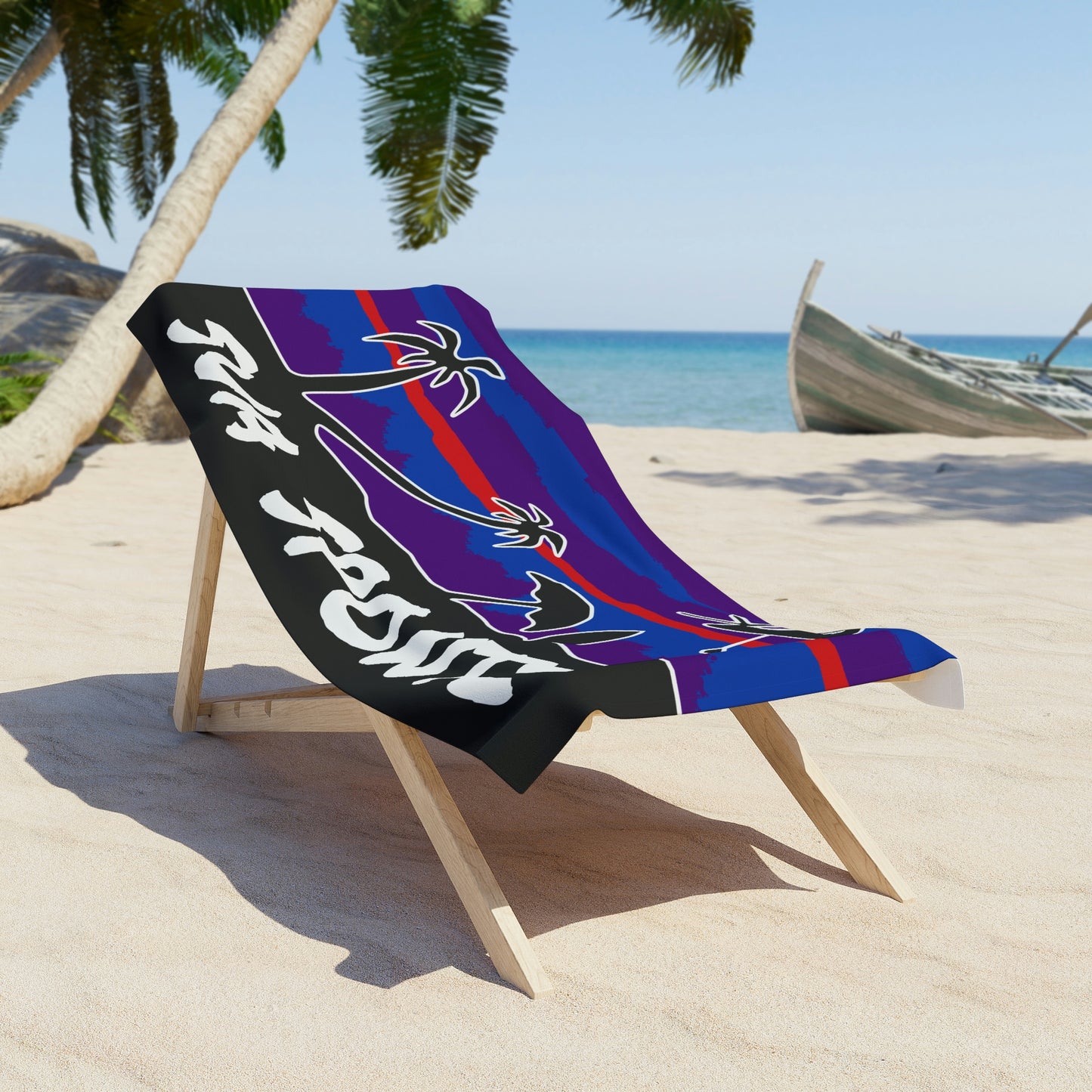 Sua Sponte Sunset Beach Towel