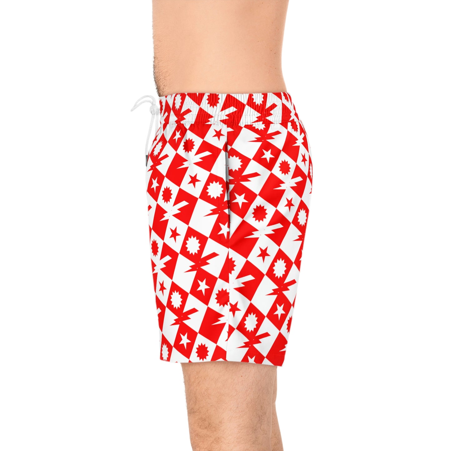 Aka Checkered Swim Trunks