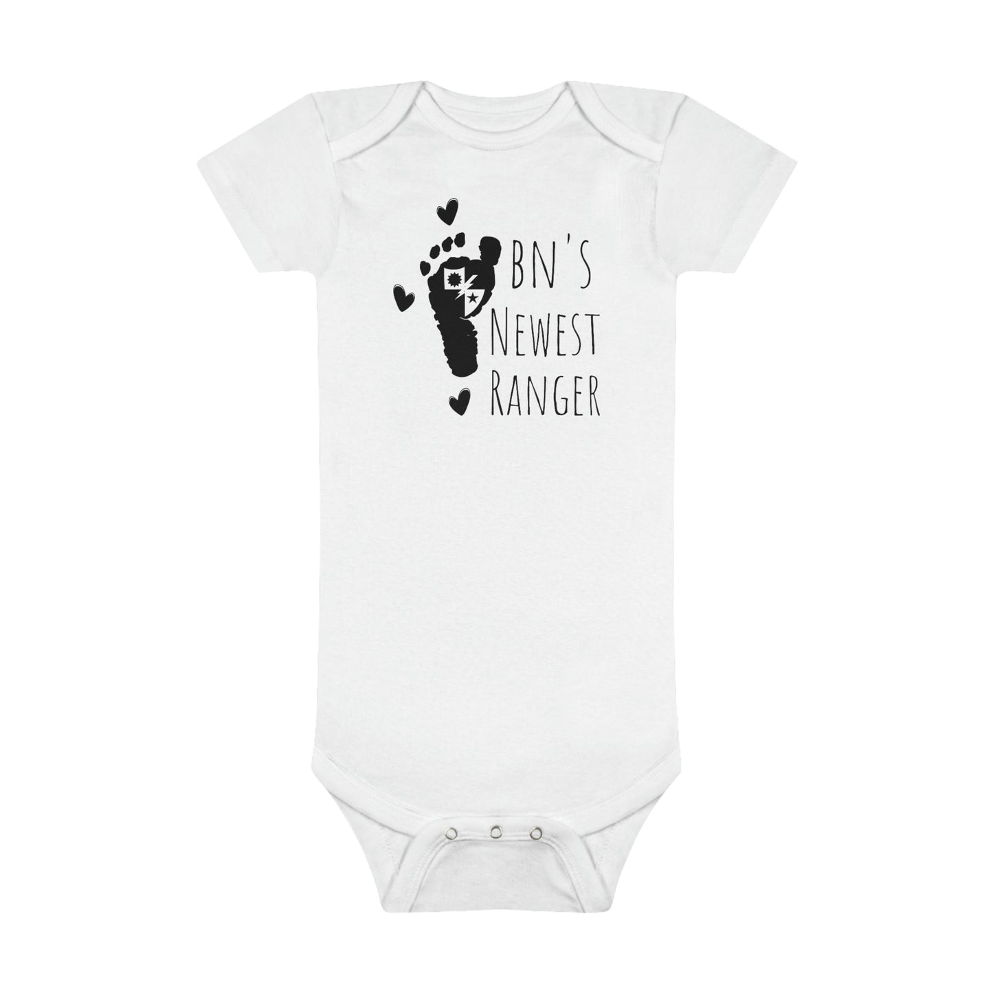 Battalion's Newest Ranger Onesie (0-3mo)