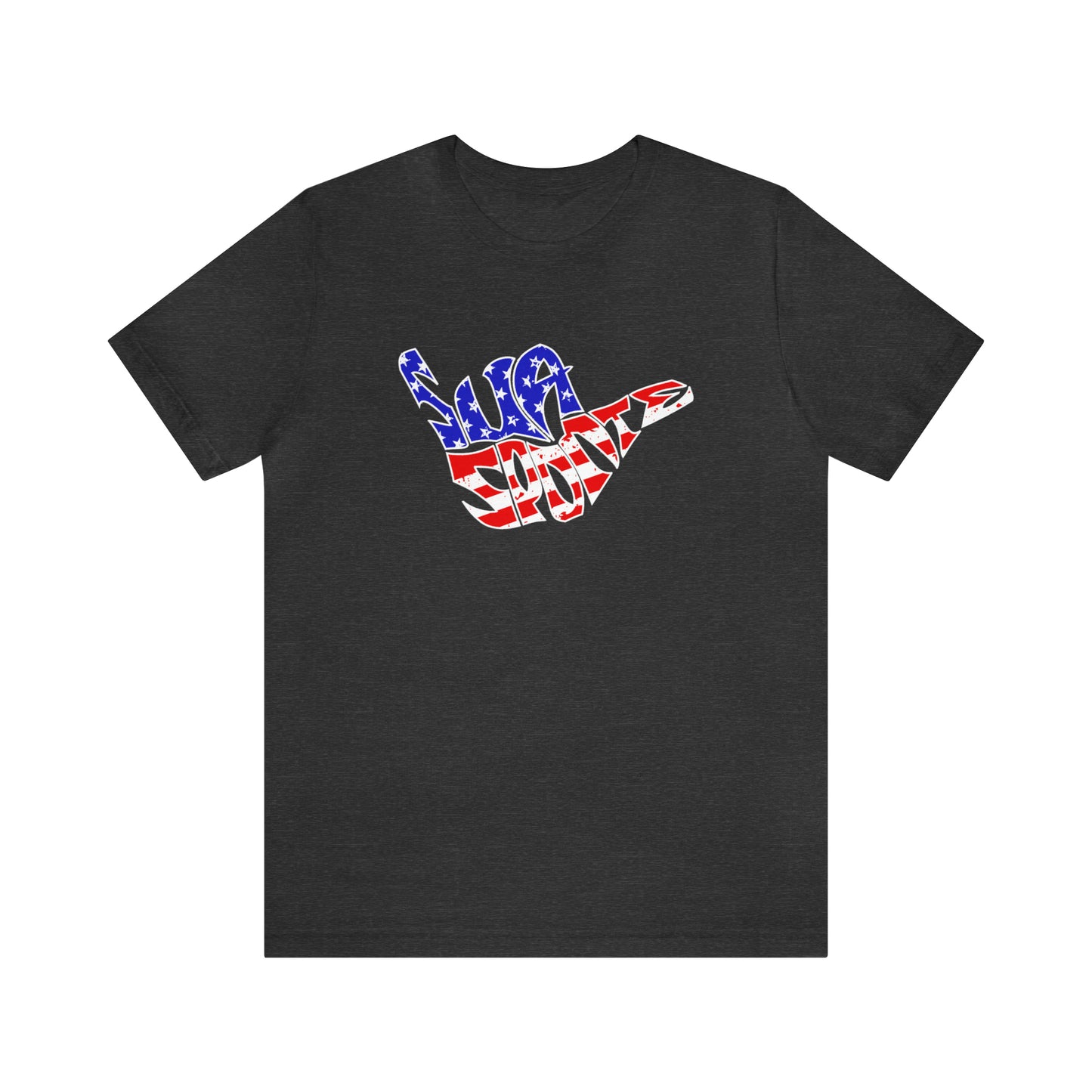 Sua Sponte RWB Flag Shaka Short Sleeve Shirt