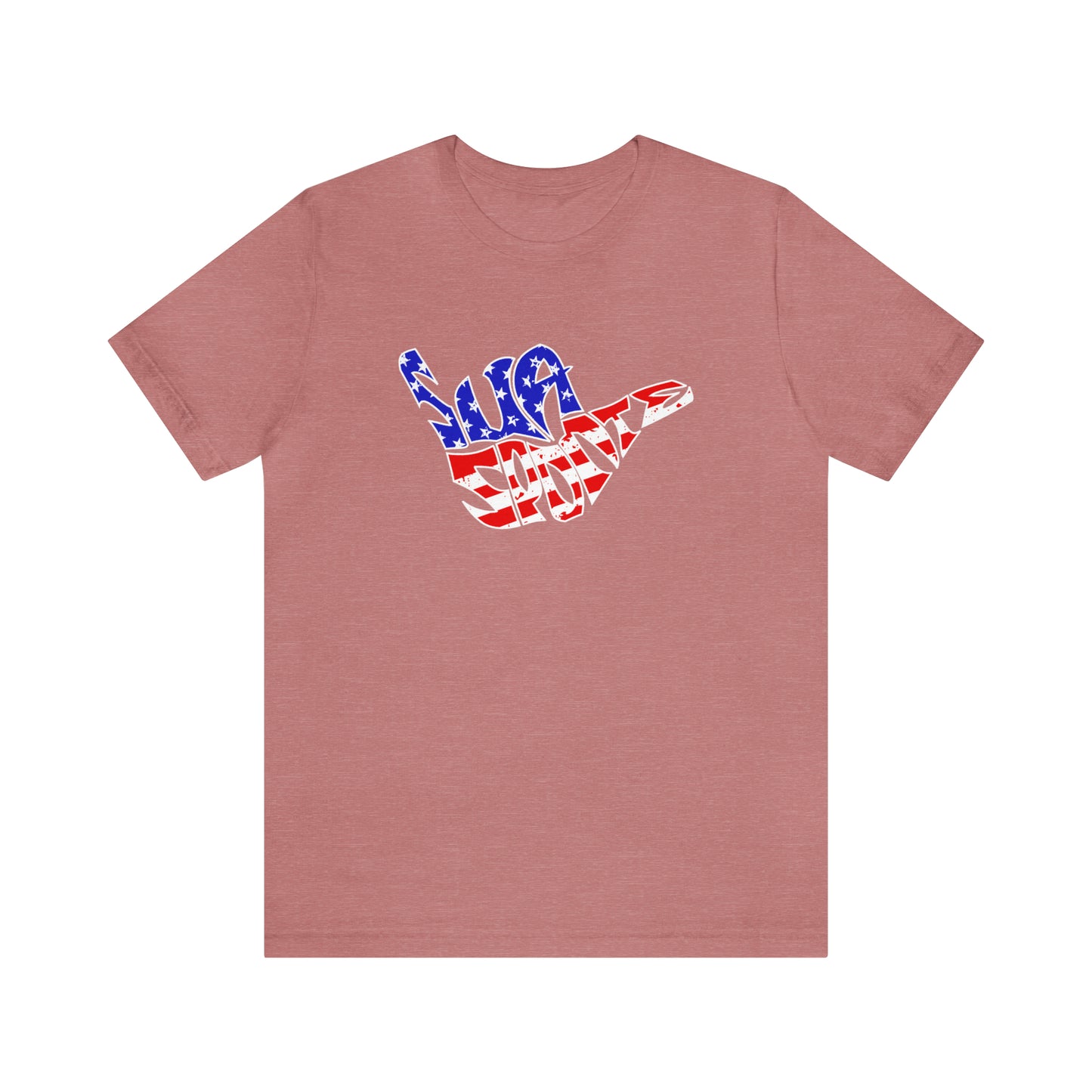 Sua Sponte RWB Flag Shaka Short Sleeve Shirt