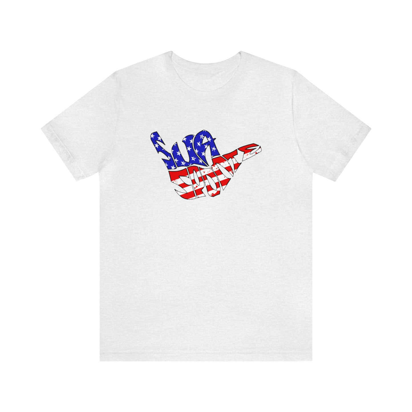 Sua Sponte RWB Flag Shaka Short Sleeve Shirt