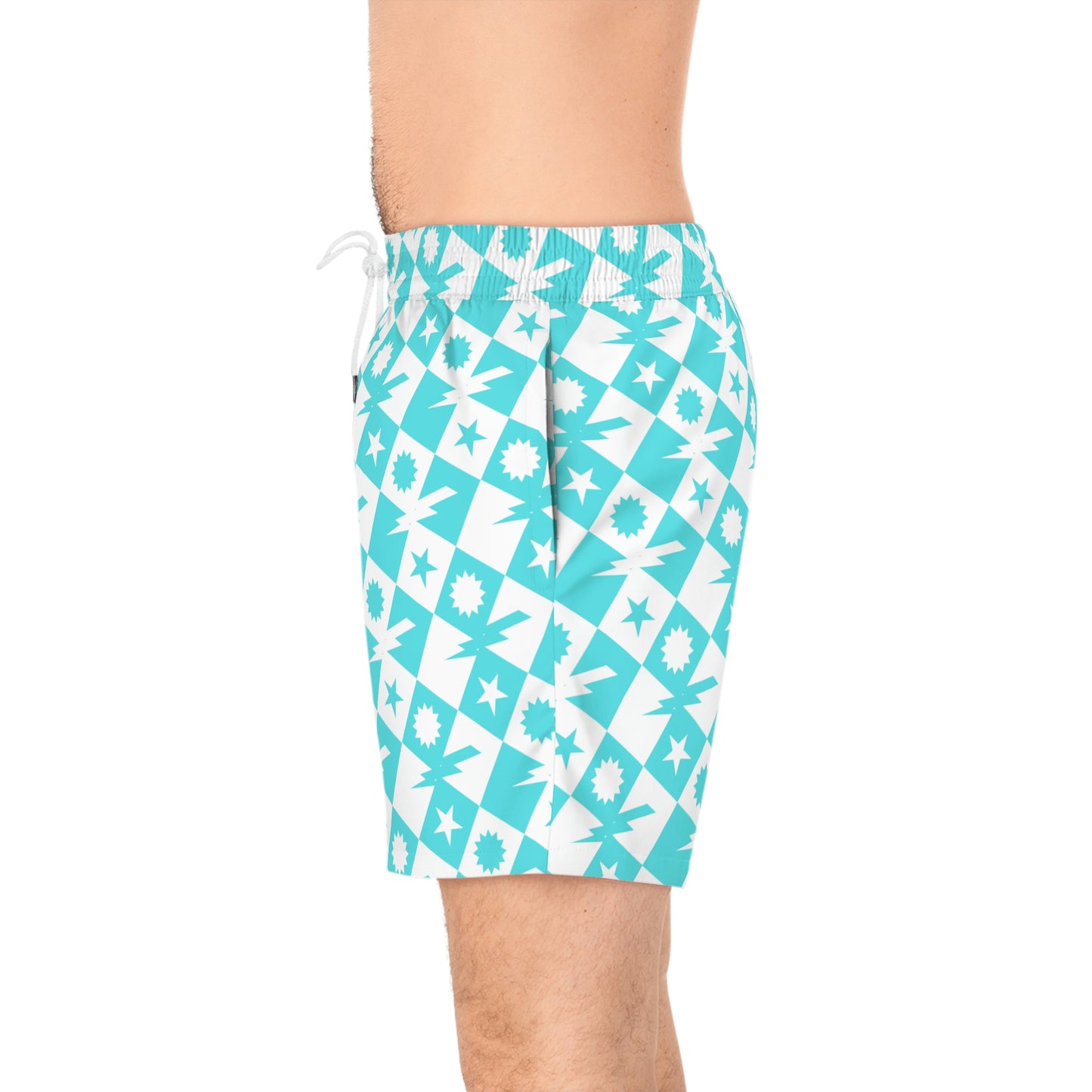 Nalu Checkered Swim Trunks