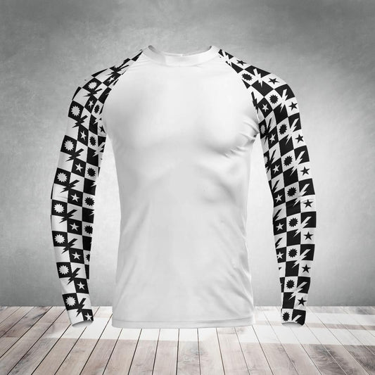 Kea Checkered DUI Long Sleeve Rash Guard