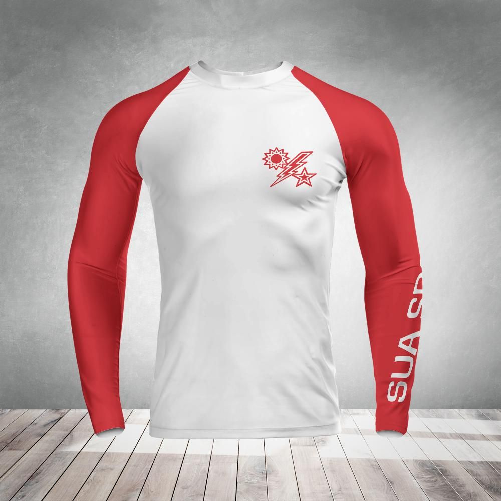 Aka Sua Sponte DUI Guts Long Sleeve Rash Guard