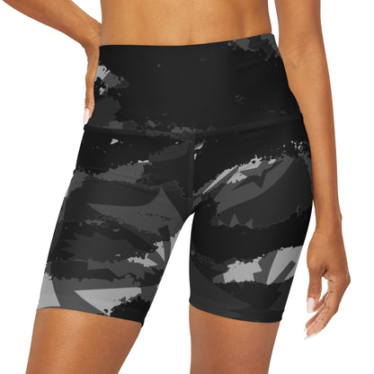 Ash Regimental DUI High Waisted Yoga Shorts