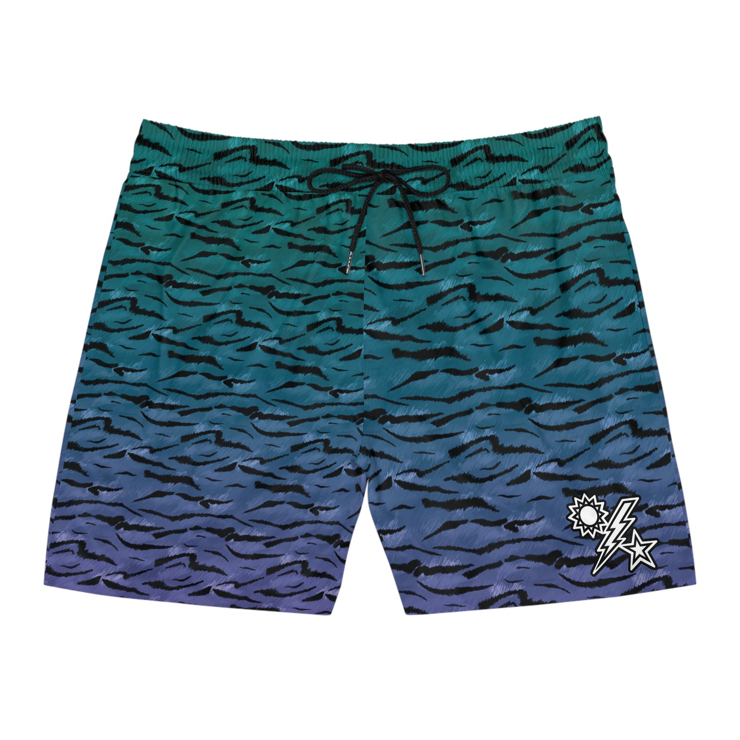 Midnight Jungle DUI Guts Swim Trunks