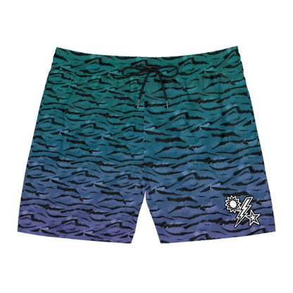 Midnight Jungle DUI Guts Swim Trunks