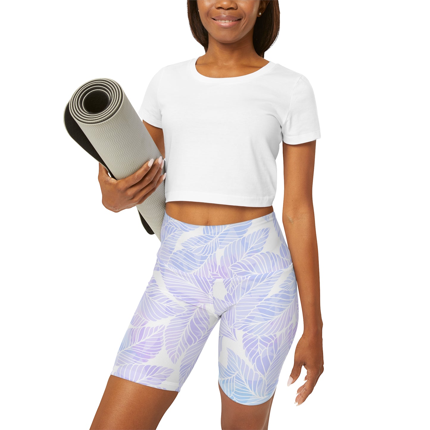 Kea Maui Magic Regimental DUI High Waisted Yoga Shorts