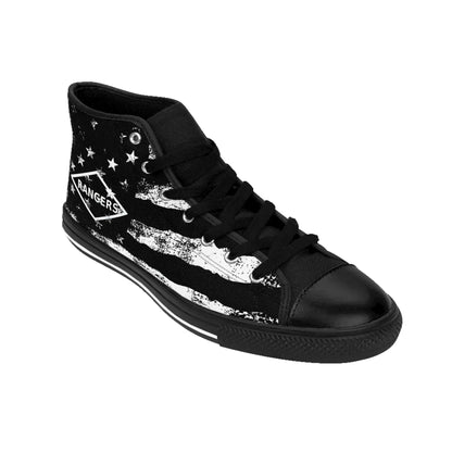 WW2 Diamond Rangers Battered Flag High Tops