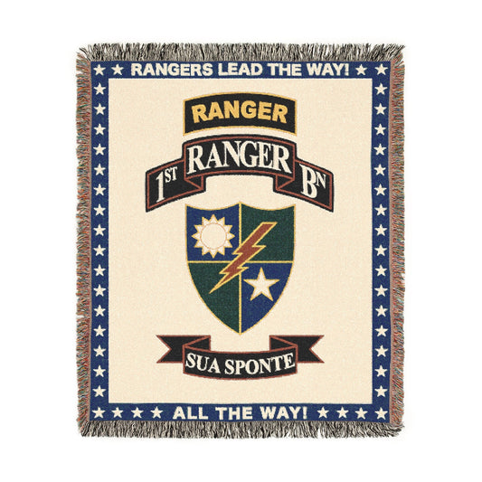 1st Battalion Woven Throw