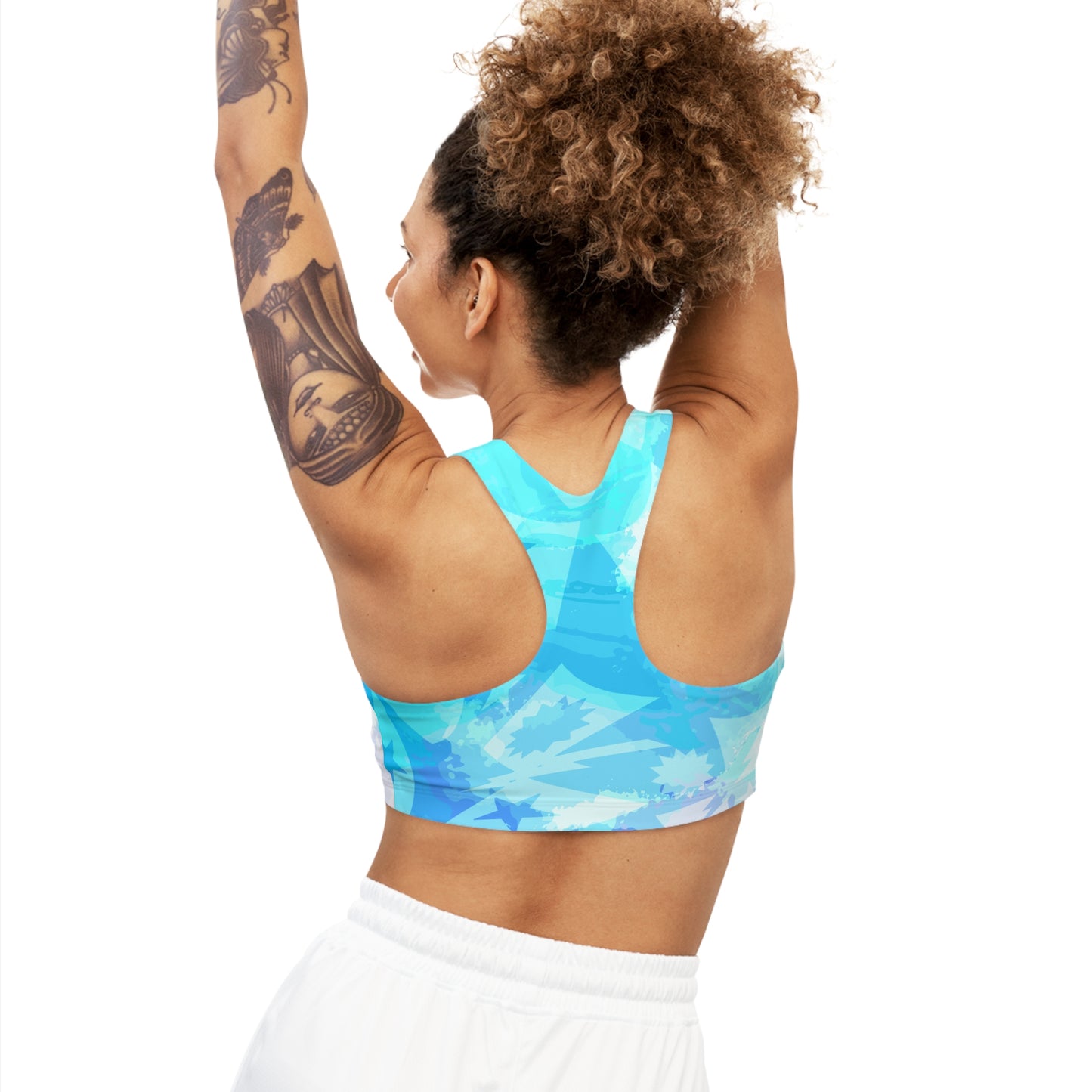 Nalu Regimental DUI BeachFit Sports Bra