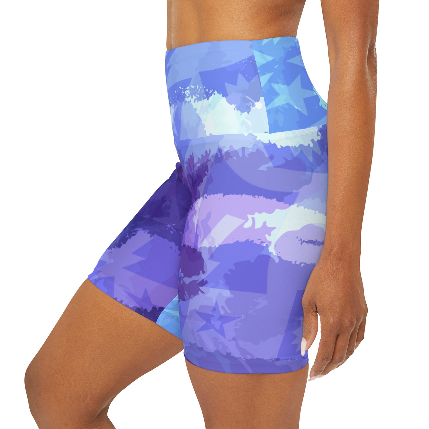 Kaunaloa Regimental DUI High Waisted Yoga Shorts