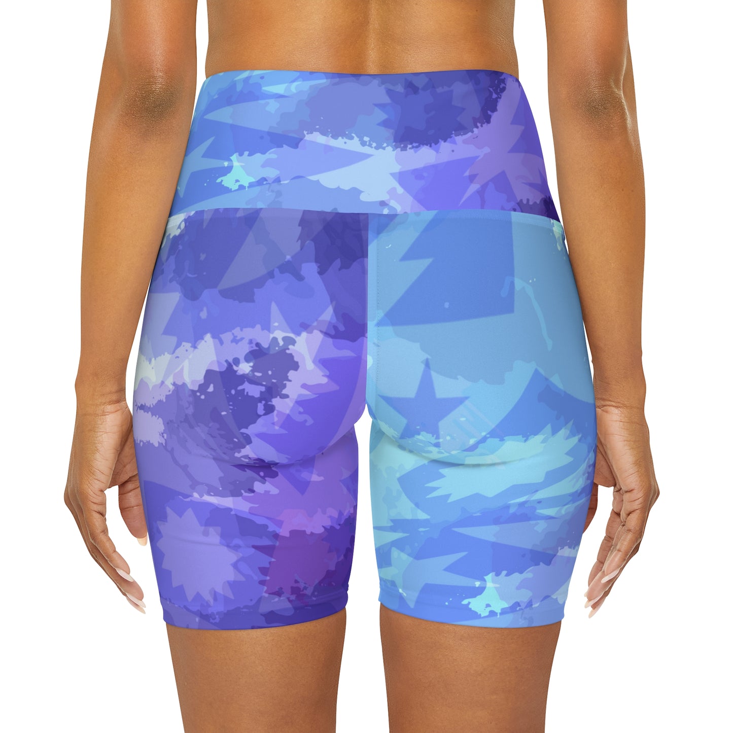 Kaunaloa Regimental DUI High Waisted Yoga Shorts